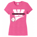 Women's Pink Roos Tee