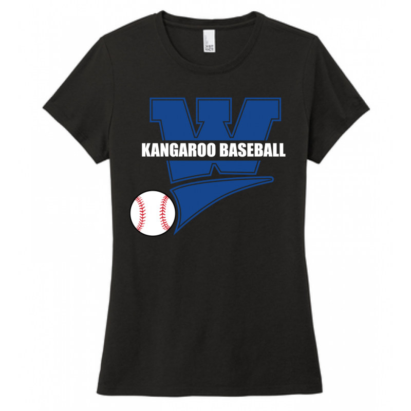 Women's Black Roos Tee